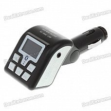 1.0" LCD A2DP Bluetooth MP3 Player FM Transmitter with Caller ID Handsfree (SD/MMC/USB/2.5mm)