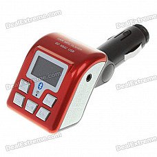 1.0" LCD A2DP Bluetooth MP3 Player FM Transmitter with Caller ID Handsfree (SD/MMC/USB/2.5mm)