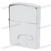 Stylish 3D Car Pattern Fuel Lighter - Silver