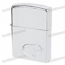 Stylish 3D Car Pattern Fuel Lighter - Silver