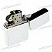 Stylish 3D Car Pattern Fuel Lighter - Silver