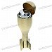 Creative Mortar Shell Shaped Windproof Butane Lighter - Copper