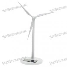 Plastic Solar Power Windmills