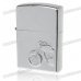 3D Motorbike Pattern Fuel Lighter - Silver