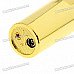 2-in-1 Gold Microphone Style Butane Lighter + Flashlight (3*LR1130)