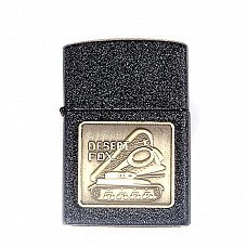 Desert Fox Vintage Metal Oil Lighter