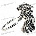 Vintage Alloy Skeleton Man Skull Style Keychains (2-Pack)