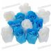 Romantic Gift Box Bath Soaps Flower Rose Petals (12-Pieces Pack/Color Assorted)