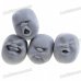 Cao Maru Stress Balls 4 Lovely Faces Set - Pleasant/Anger/Crying/Laughing (Black)
