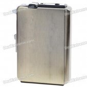 2-in-1 Cigarette Case with Butane Jet Torch Lighter (Holds 8 Cigarettes)