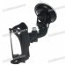 Plastic Car Holder Mount with Suction Cup for Vacuum Cup/Bottle & More - Black