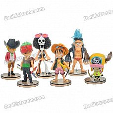 Cute One Piece Resin Figures Set (6-Figure Set)