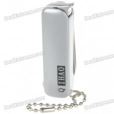 4-in-1 Flame Butane Lighter with Knife + Scissors + Bottle Opener