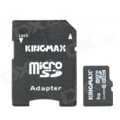Genuine KingMax Micro SD/SDHC Card with SD Card Adapter (8GB/Class 10)