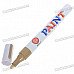 Decoration Oil Base Medium Point Paint Marker for Car Tires - Golden