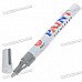 Decoration Oil Base Medium Point Paint Marker for Car Tires - Silver