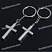 Unique Valentines' Zinc Alloy Whistle Keychains - Cross (Pair)