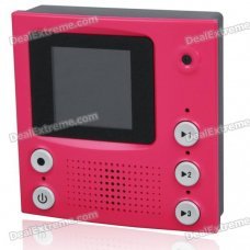 1.5" TFT LCD Video Memo Message Recorder with Magnet - Rose Red (2*AAA) 1.5" TFT LCD Video Memo Message Recorder with Magnet - Rose Red (2*AAA)