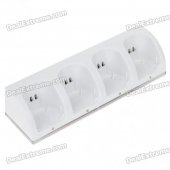 Four Port USB Charging Station with 4*2800mAh Rechargeable Batteries for Wii Remote