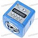 Stylish Portable MP3 Music Speaker with FM Radio/SD Slot/USB Host/Multi-Color LED - Blue Stylish Portable MP3 Music Speaker with FM Radio/SD Slot/USB Host/Multi-Color LED - Blue