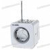 Stylish Portable MP3 Music Speaker with FM Radio/SD Slot/USB Host/Multi-Color LED - White Stylish Portable MP3 Music Speaker with FM Radio/SD Slot/USB Host/Multi-Color LED - White