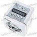 Stylish Portable MP3 Music Speaker with FM Radio/SD Slot/USB Host/Multi-Color LED - White Stylish Portable MP3 Music Speaker with FM Radio/SD Slot/USB Host/Multi-Color LED - White