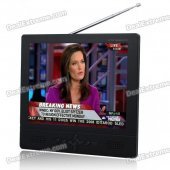 PL8006 Portable 8" Color LCD Monitor TV w/ YPbPr + VGA Input (47~870MHz)