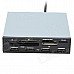 3.5" Front Chassis Bay Embedded SDHC MS/SD/MMC/TF/M2 Card Reader with 4-USB Port