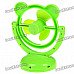 USB/3*AA Powered Cute Frog Style 3-Blade Cooling Desk Fan - Green USB/3*AA Powered Cute Frog Style 3-Blade Cooling Desk Fan - Green