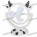 USB/3*AA Powered Cute Cow Style 3-Blade Cooling Desk Fan - White USB/3*AA Powered Cute Cow Style 3-Blade Cooling Desk Fan - White