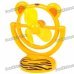 USB/3*AA Powered Cute Tiger Style 3-Blade Cooling Desk Fan - Yellow USB/3*AA Powered Cute Tiger Style 3-Blade Cooling Desk Fan - Yellow