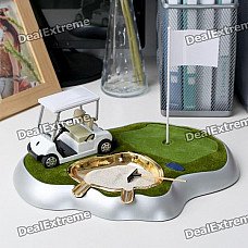 Unique Golf Style Cigarette Holder with Lighter + Ashtray Set Unique Golf Style Cigarette Holder with Lighter + Ashtray Set