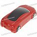 Car Shaped Butane Jet Torch Lighter with Flashing Light - Red + Black (3*LR41)