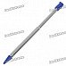 Aluminum + Plastic Extendable Stylus for Nintendo 3DS - Blue (2-Piece Pack)