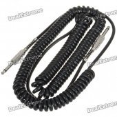 Retro Coil Instrument Guitar Bass Cable Cord (Length-7M)