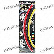 Car Wheel Decorative Color Rim Tape - Red (28-Piece Set)