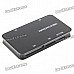 All-in-One USB 2.0 MS/M2/MicroSD/SD/XD Card Reader - Black