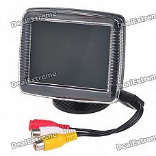 3.5" TFT LCD Visual Reversing/Vehicles Reverse Camera Monitor (NTSC/PAL DC12V)