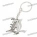 Death Note Stainless Steel Double L Style Keychain - Silver