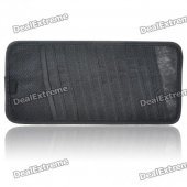 Car Sun Visor CD/DVD Holder - Black (Holds 12-Disc)