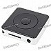 Stylish Mini USB Rechargeable MP3 Player - Black (Support 8GB TF Card)