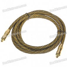 Premium Digital Optical Fiber Optic Toslink Audio Cable (2M-Length) Premium Digital Optical Fiber Optic Toslink Audio Cable (2M-Length)