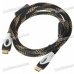 Gold Plated HDMI V1.4 Male to Male Shielded Connection Cable - Black (1.5M-Length) Gold Plated HDMI V1.4 Male to Male Shielded Connection Cable - Black (1.5M-Length)