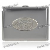 2-in-1 Cigarette Case with Butane Lighter - American eagle (Holds 20 Cigarettes)