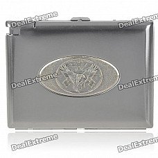 2-in-1 Cigarette Case with Butane Lighter - American eagle (Holds 20 Cigarettes)
