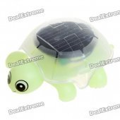 Solar Powered Crawling Tortoise Educational Toy - Green