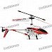 Rechargeable Wireless 3.5-CH Control Mini IR Helicopter Set - Silver + Orange Rechargeable Wireless 3.5-CH Control Mini IR Helicopter Set - Silver + Orange