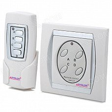 Wireless 4 Ways Remote Control Home Lamp Light Switch