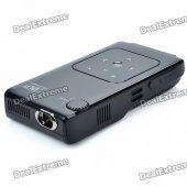 Portable Mini Home/Office Cinema 720P Multimedia Player DLP Pico Projector with AV/SD Card Slot