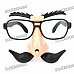 Funny Wind-Up Moving Eyebrows and Mustache Glasses